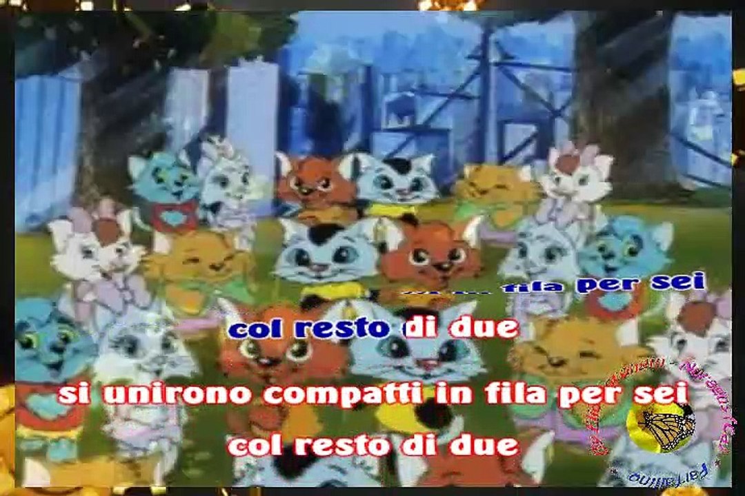 Zecchino d'oro - 44 gatti (karaoke)