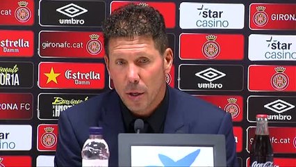 Simeone:"La única manera de entrar en el partido era empezar de cero y hacer un gol"