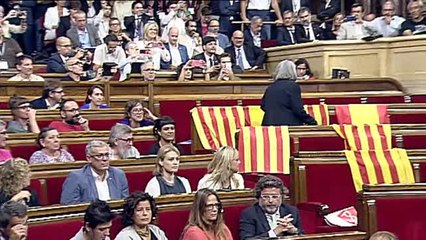 Así han sido los dos días más convulsos que se recuerdan en el Parlament