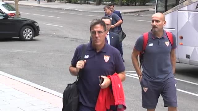 El Sevilla ya está en Madrid para medirse al Getafe