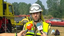 El incendio en la comarca de La Cabrera, en León, está estabilizado