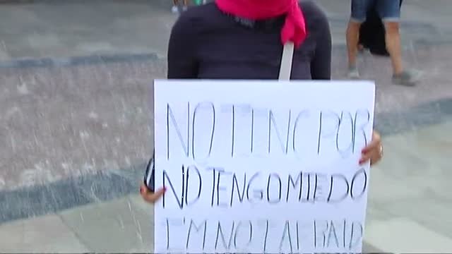 Concentración de ciudadanos musulmanes en Granada