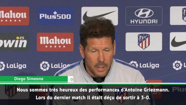 Atlético - Simeone : Si Griezmann a quelque chose à annoncer...