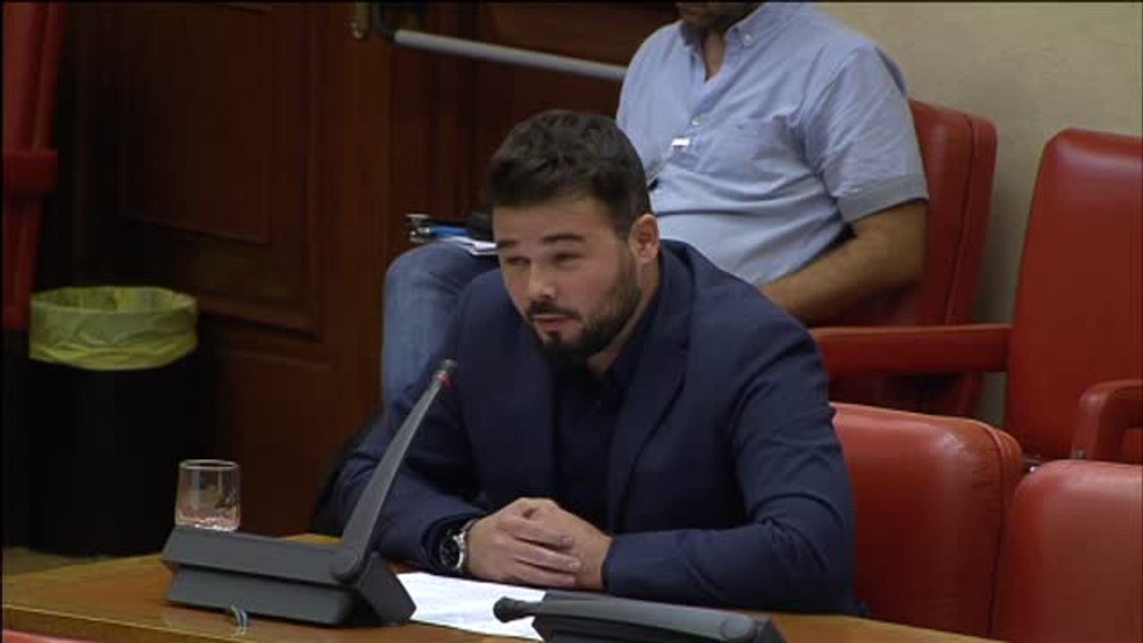 Rufián a Dastis sobre su viaje a Ecuador: "Es una sinvergonzonería"