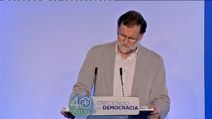 Rajoy sobre el Gobierno de la Generalitat: "Está secuestrado por radicales"