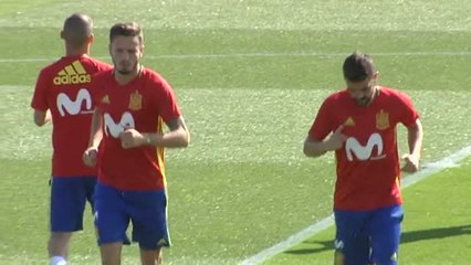 Puesta a punto de La Roja para medirse a Italia