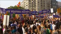 Los abucheos al Rey y a Rajoy causan contraversia política en la manifestación de Barcelona