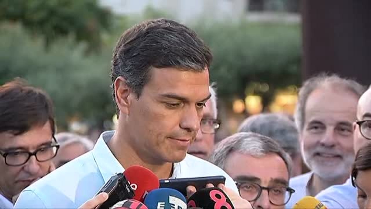 Pedro Sánchez: "Somos más y mejores que los terroristas"