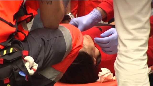 Dos heridos por asta de toro en el penúltimo encierro de sanfermines