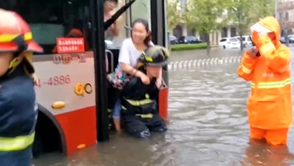 Las fuertes lluvias causan inundaciones en el noreste de China