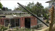 El huracán Franklin causa daños materiales en México pero no humanos