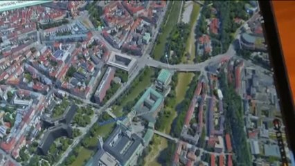 Un alemán se lanza al agua para llegar al trabajo