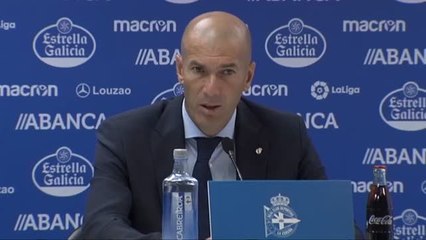 Zidane: "Espero que no haya cambios en la plantilla"