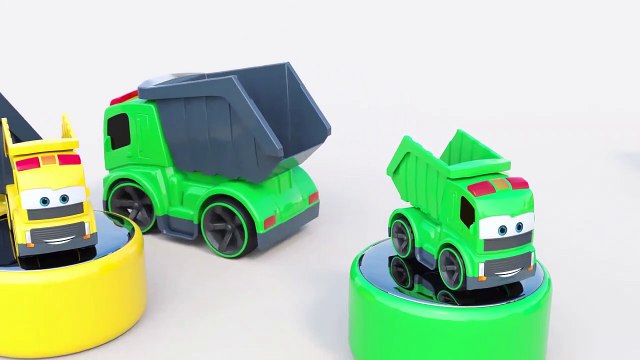 Trucks for Kids - BIG and Small Cars | Rainbow Time and Nice Toy Vehicles
