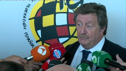 El nuevo presidente de la RFEF: "A mí Villar no me ha defraudado, pero será la Justicia la que decida"