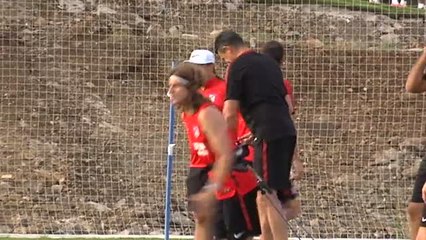 El Atlético vuelve al trabajo sin Gaitán ni Gameiro