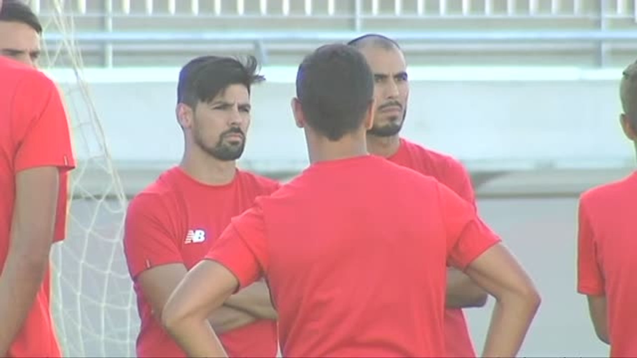 Jesús Navas ya entrena a las órdenes de Berizzo