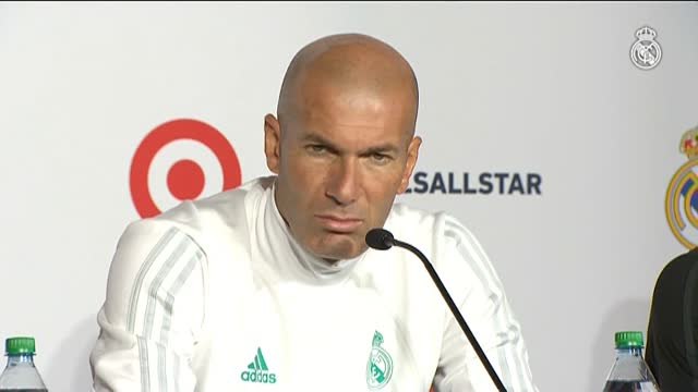Zidane confía en llegar bien a la Supercopa de Europa