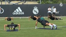Primera sesión de entrenamiento del Real Madrid de la pretemporada en Los Angeles