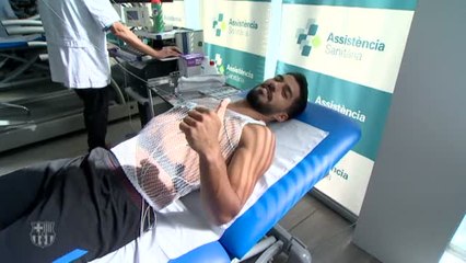 La plantilla del Barça se prepara para volver al trabajo