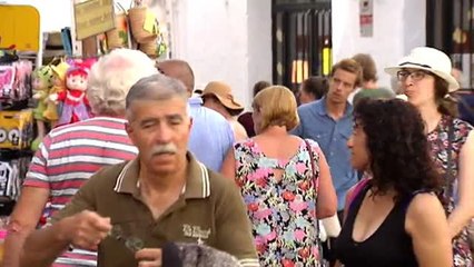 Nerja hasta arriba de gente