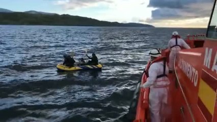 Llegada masiva de migrantes a las costas españolas