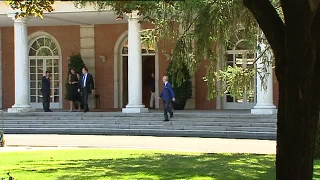 Rajoy recibe a Garbiñe Muguruza en Moncloa