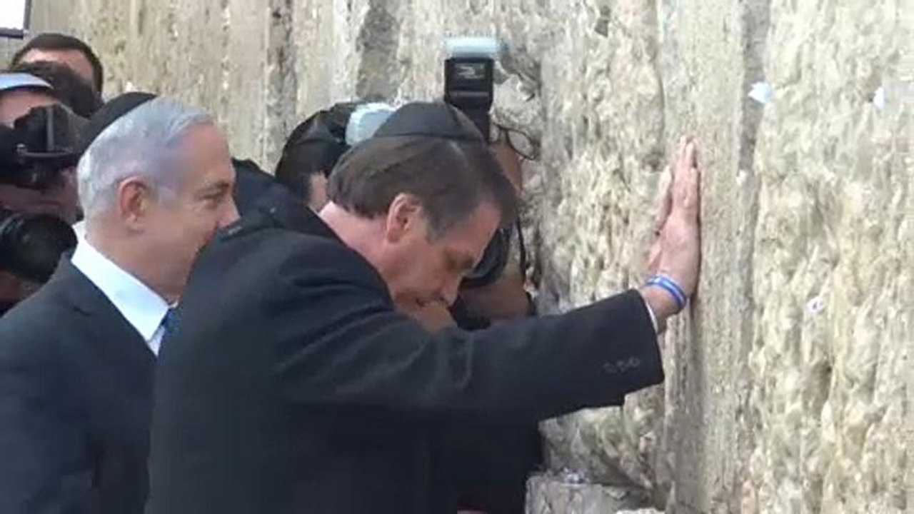 Bolsonaro au Mur des lamentations