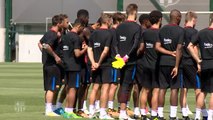 Nélson Semedo ya entrena con el Barça