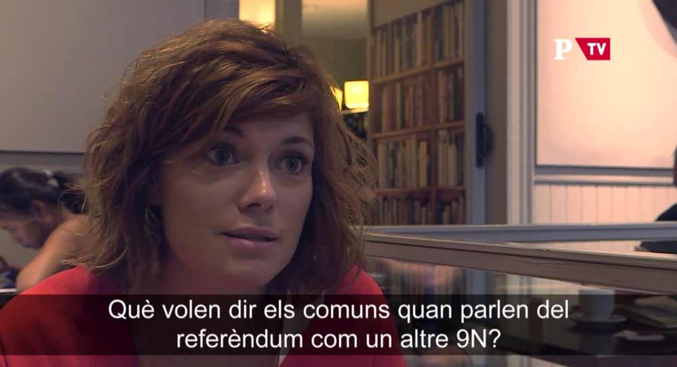 Elisenda Alamany: Què volen dir els comuns quan parlen del referèndum com un altre 9N?