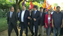 Nuet acude al TSJC arropado por el independentismo catalán