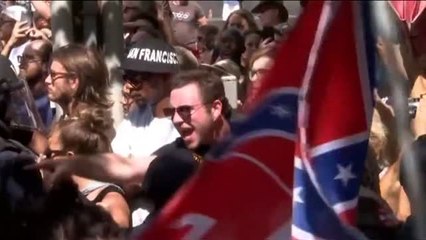 Manifestación racista del Ku Klux Klan en Virginia