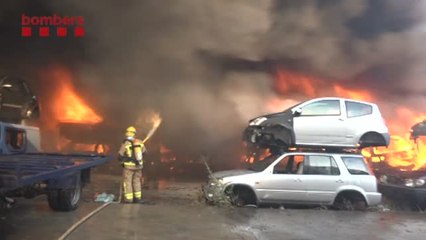 Controlado el incendio de Aviñó en Barcelona