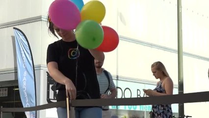 Instagram convierte un muro del Mercado Barceló en un mensaje de apoyo a la comunidad LGTBQ