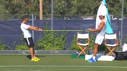 Rafa Nadal comienza a preparar Wimbledon en Mallorca