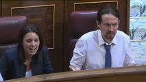 Indignación en Podemos por las alusiones de Hernando a la relación de Iglesias y Montero