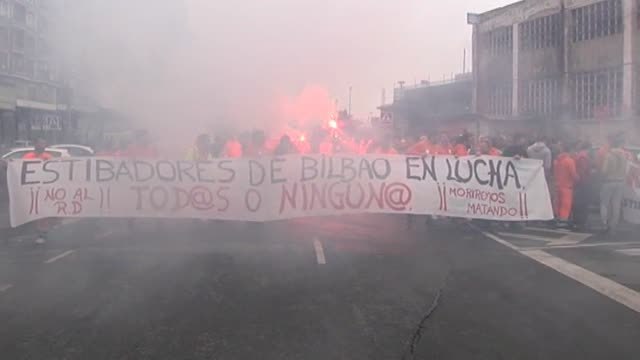 Comienza una nueva jornada de huelga de estibadores