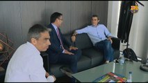 Valverde toma contacto con la Ciudad Deportiva Sant Joan Despí
