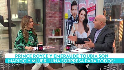 Boda de ensueño la de Prince Royce y Emeraude Toubia