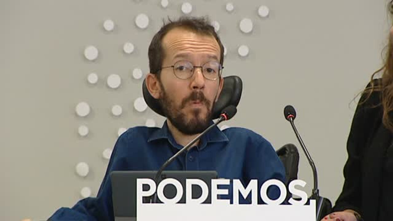 Echenique: "Un consulta unilateral como la que plantea Puigdemont no va a funcionar"