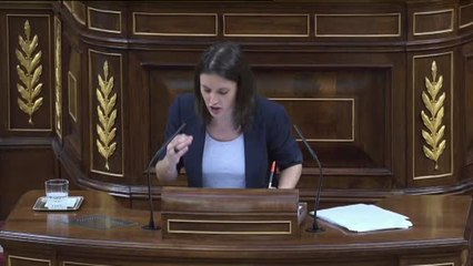 Irene Montero: "No les importa España, les importa, como a Corleone, la familia"