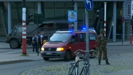 Pánico en la estación de Bruselas tras escucharse una explosión y disparos