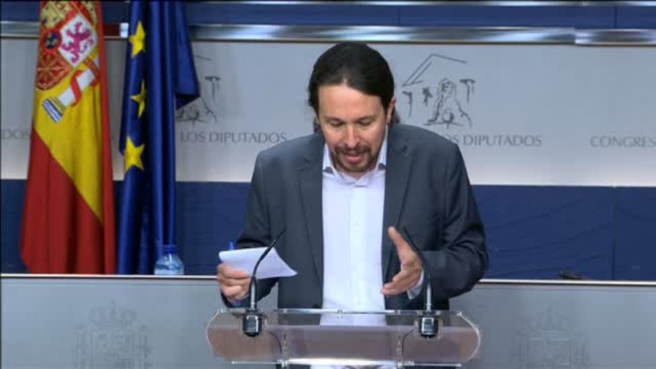 Pablo Iglesias: "El PSOE ha cambiado, pero esperamos que termine haciendo una oposición parecida a la nuestra"