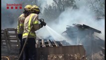 Los Bomberos luchan contra un nuevo incendio en Sabadell