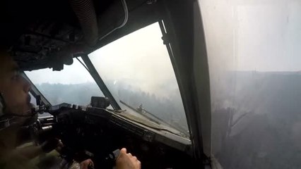 Los pilotos de hidroavión que han colaborado en la extinción del fuego en Portugal regresan a base