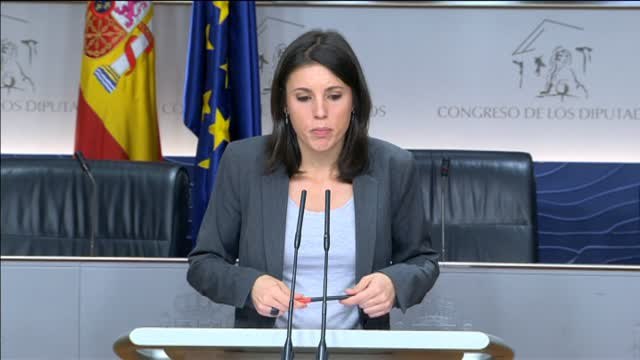 Irene Montero: No le vamos a dar un segundo de aire al Partido Popular