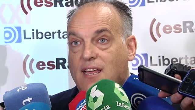 Tebas: Hay que intentar entender esta coacción o falta de libertad que pueden tener en Cataluña muchos jugadores