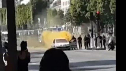Intento de atentado en los Campos Elíseos de París