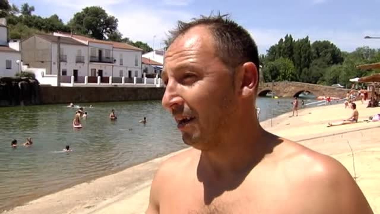 A falta de playa... cascadas