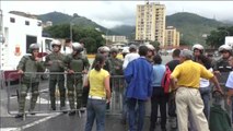 Disturbios a las puertas del Tribunal Superior de Justicia de Venezuela
